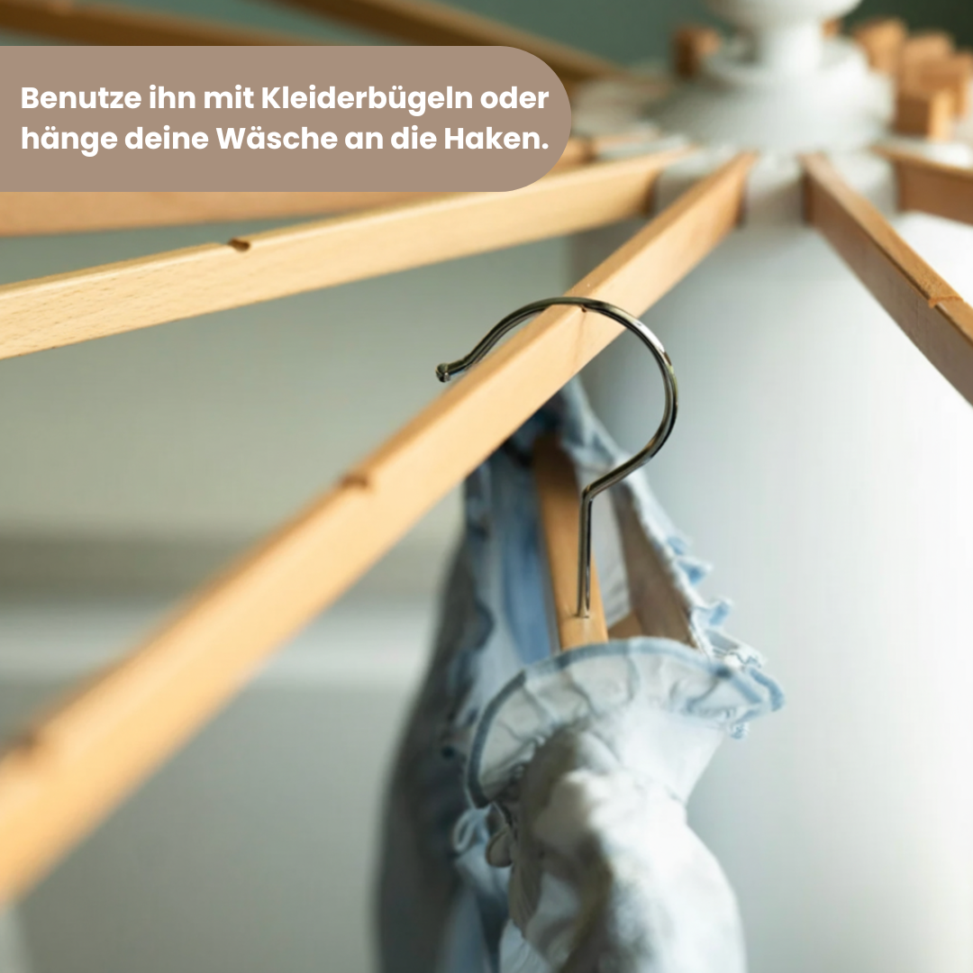 Plie-Clac – Fini le manque d’espace avec cet étendoir compact