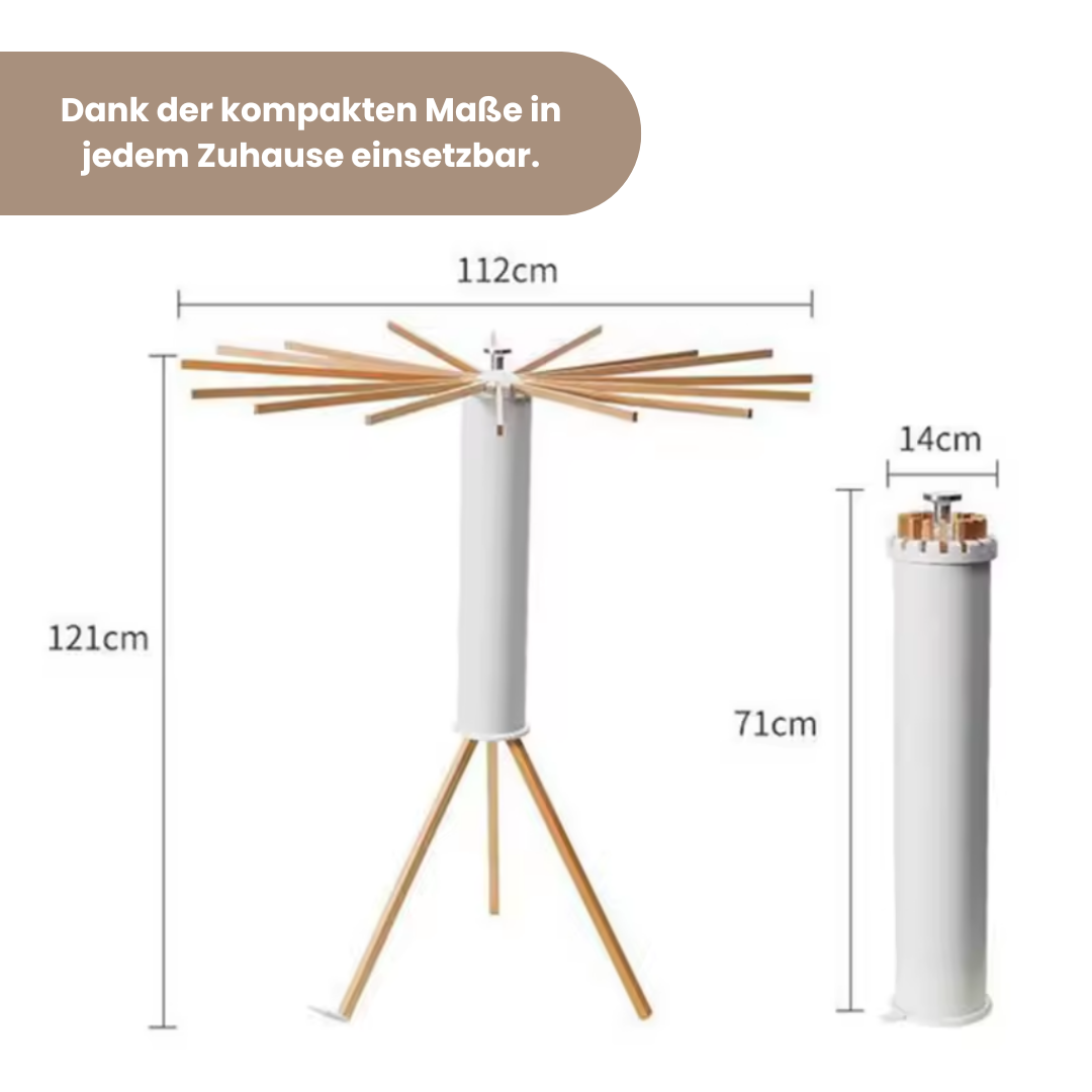 Plie-Clac – Fini le manque d’espace avec cet étendoir compact