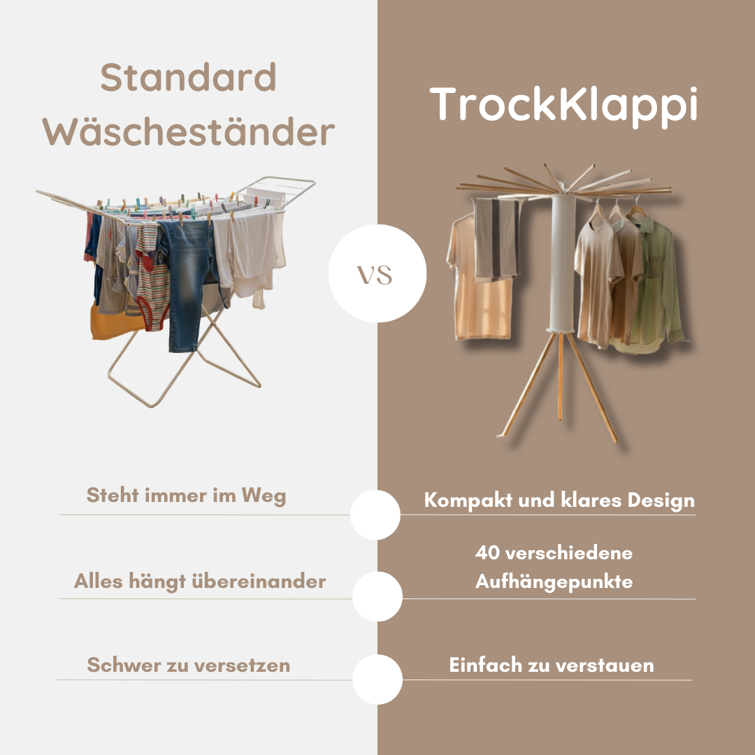 Plie-Clac – Fini le manque d’espace avec cet étendoir compact