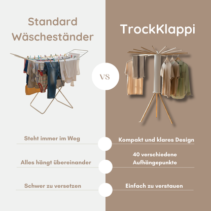 Plie-Clac – Fini le manque d’espace avec cet étendoir compact