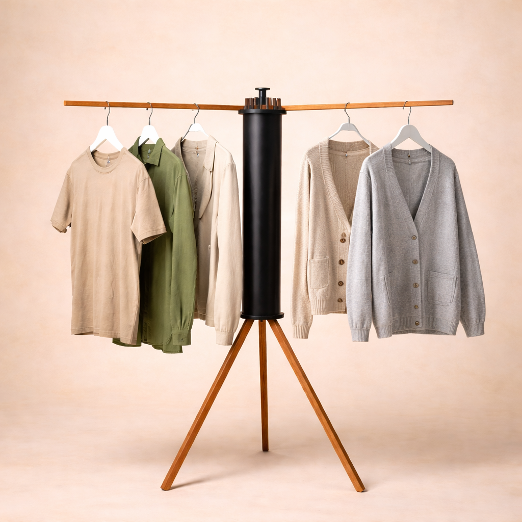 Plie-Clac – Fini le manque d’espace avec cet étendoir compact