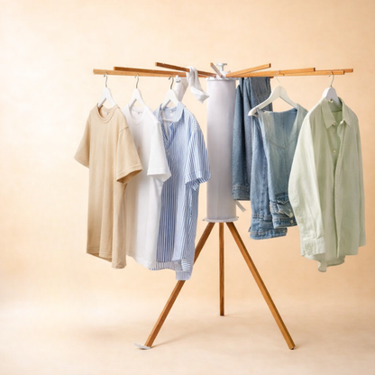 Plie-Clac – Fini le manque d’espace avec cet étendoir compact